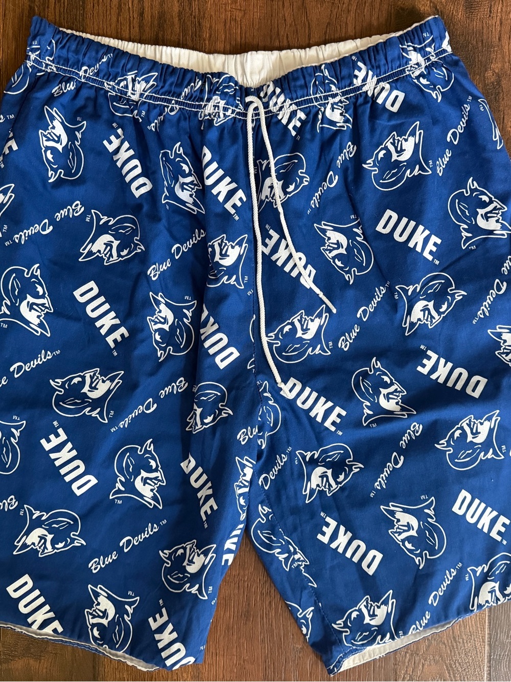 Vintage Duke Blue Devils Reversible Shorts Men’s XL All Over Print JAS